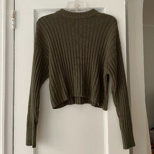 American Eagle | Green Mock Turtleneck Sweater | Women | Size S | Petite